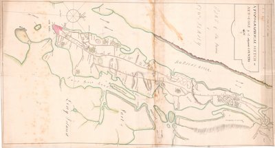 Schizzo topografico di New York da Unknown artist