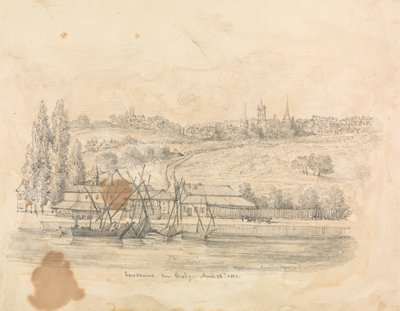 Una Veduta di Losanna da Ouchy da Unknown artist