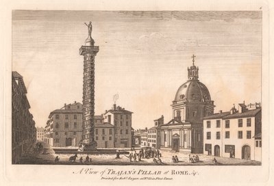 Veduta della Colonna di Traiano a Roma, ecc. da Unknown artist