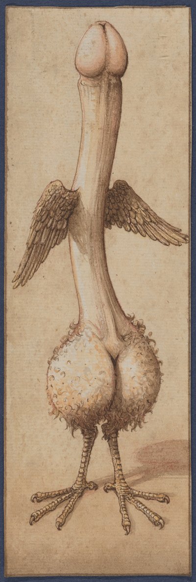 Un fallo alato a forma di uccello da Unknown artist