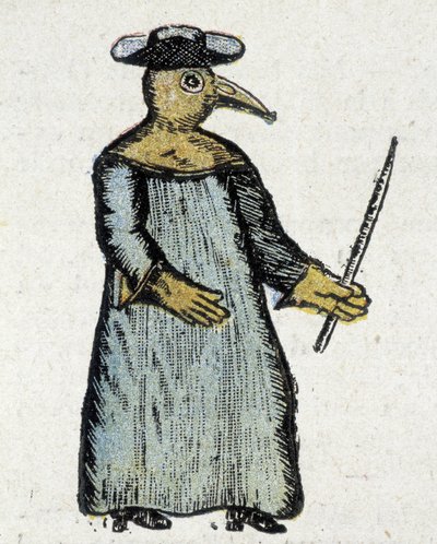 Abito di un medico in tempi di peste da Unknown artist