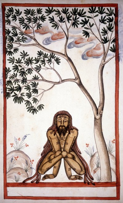 Un fachiro. Pagina dal manoscritto (ms.8300) 
