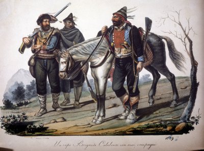 Una banda di ladri della Calabria (Italia) da Unknown artist