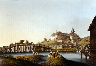 Una strada a Bucarest da Unknown artist