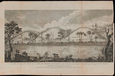 Veduta del fiume Hudson vicino a Stillwater, stato di New York da Unknown artist