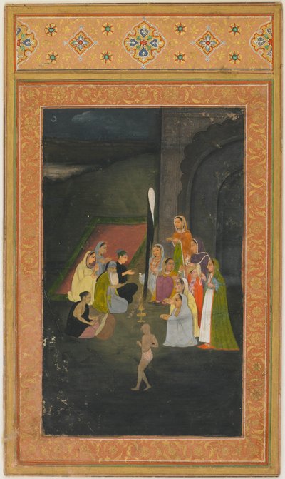 Una visita notturna a un mullah da Unknown artist