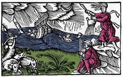 Una strega provoca una tempesta dopo 