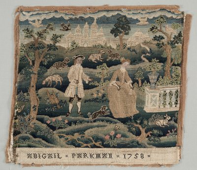 Ricamo di Abigail Parkman da Unknown artist