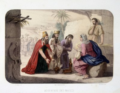 Adorazione dei Magi (offerta a Cristo, la Vergine Maria e Giuseppe) da Unknown artist