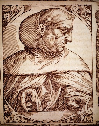 Alberto Magno in "Elogia Virorum Illustrium" da Unknown artist