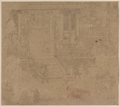 Album di Temi Taoisti e Buddhisti: Re degli Inferi: Foglia 37 da Unknown artist