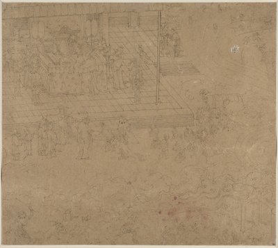 Album di Temi Taoisti e Buddhisti: Re degli Inferi: Foglia 38 da Unknown artist