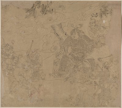 Album di Temi Taoisti e Buddhisti: Ricerca della Montagna: Foglia 41 da Unknown artist