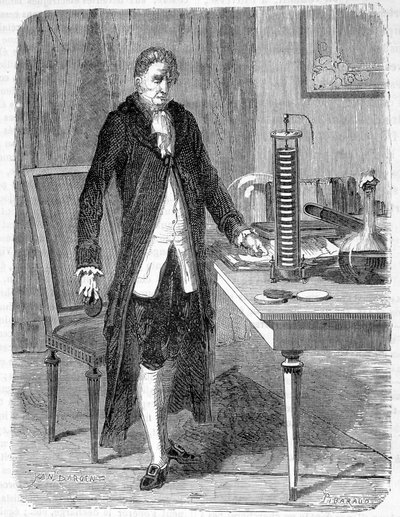 Alessandro Volta costruì, nel 1799, l