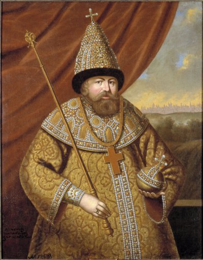 Ritratto dello zar Alessio I Michajlovič di Russia da Unknown artist
