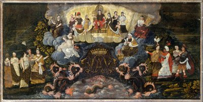 Allegoria al matrimonio del Delfino con Maria-Anna di Baviera, 7 marzo da Unknown artist