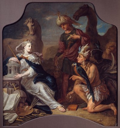 Allegoria dei quattro continenti da Unknown artist