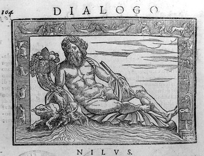 Allegoria del Nilo, incisione del XVII secolo. da Unknown artist