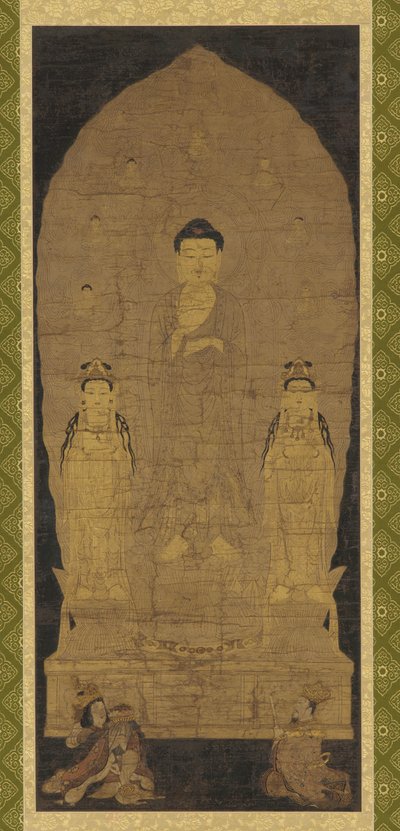 Triade di Amitabha da Unknown artist