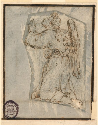 Un angelo adorante da Unknown artist