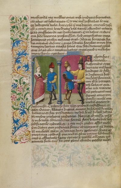 Scambio di lettere tra Eurialo e Lucrezia da Unknown artist