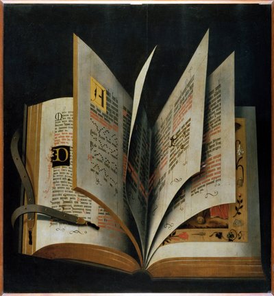 Un libro liturgico aperto da Unknown artist