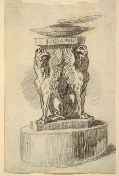 Un altare dedicato ad Apollo da Unknown artist
