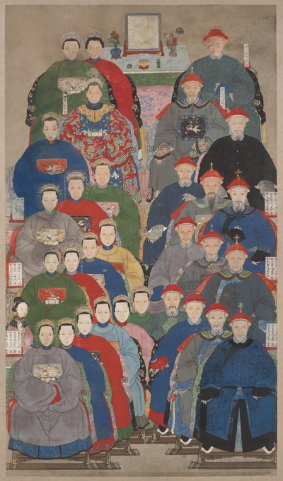 Ritratto di gruppo di antenati da Unknown artist
