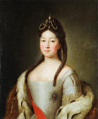 Ritratto della zarina Anna Petrovna di Russia (1708-1728) da Unknown artist