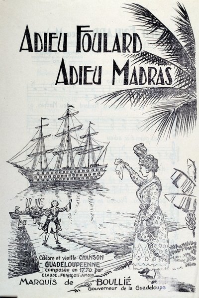 Canzone delle Antille: addio sciarpa, addio madras da Unknown artist