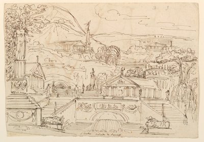 Edifici Antichi su Collina da Unknown artist