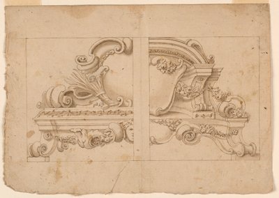 Ornamenti architettonici da Unknown artist