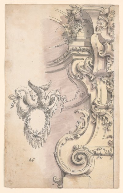 Ornamenti architettonici da Unknown artist