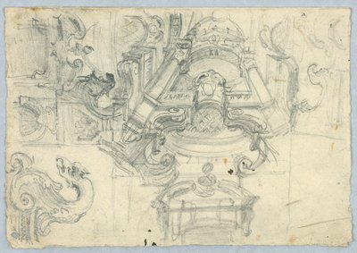 Schizzi architettonici da Unknown artist