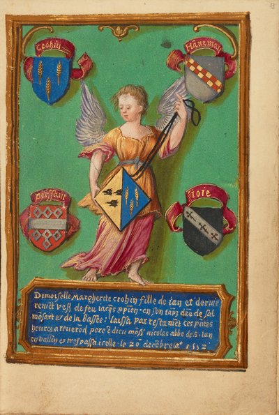 Armi di Marguerite Crohin da Unknown artist