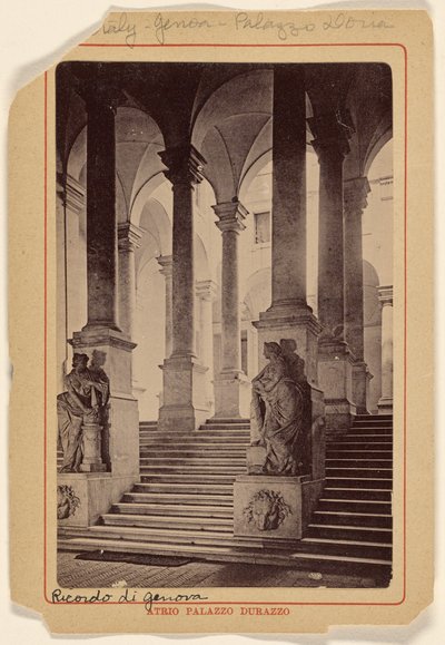 Atrio Palazzo Durazzo [at Genoa, Italy] da Unknown artist