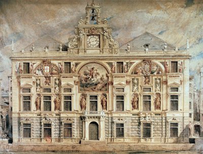 Banca di San Giorgio a Genova, Italia da Unknown artist