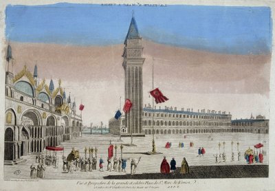Basilica e Piazza San Marco a Venezia da Unknown artist