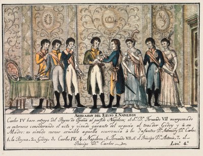 Intervista di Bayonne nel 1808 dopo l
