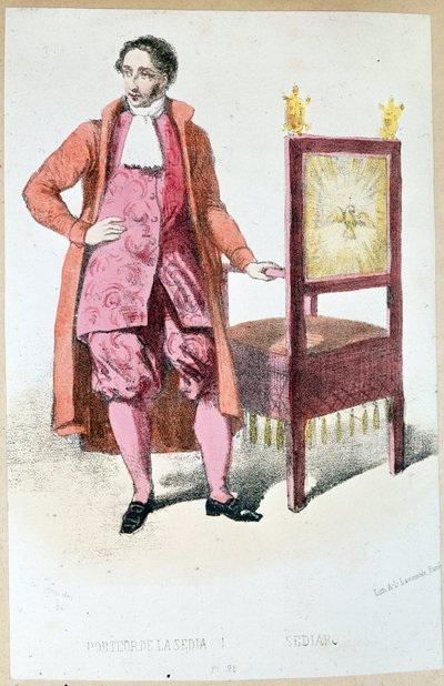 Portatore della Sedia da Unknown artist