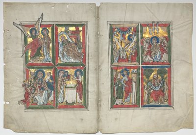 Bifolia con scene della vita di Cristo da Unknown artist