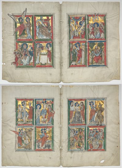 Bifolia con scene della vita di Cristo da Unknown artist