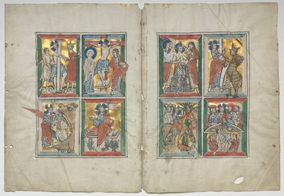 Bifolio con Scene della Vita di Cristo da Unknown artist