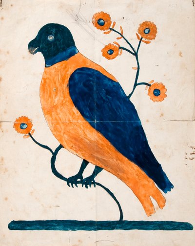 Uccello sul ramo da Unknown artist