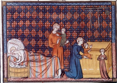 Nascita ed educazione del re di Francia Luigi IX o San Luigi da Unknown artist