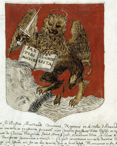Blasone della "Repubblica di Venezia". sd. XIX secolo da Unknown artist