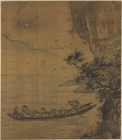Navigazione al Chiaro di Luna da Unknown artist