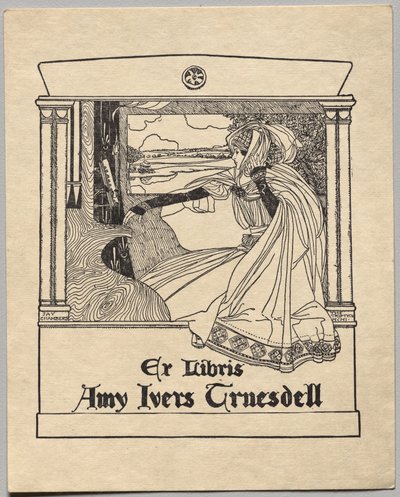 Ex Libris: Amy Ivers Truesdell da Unknown artist