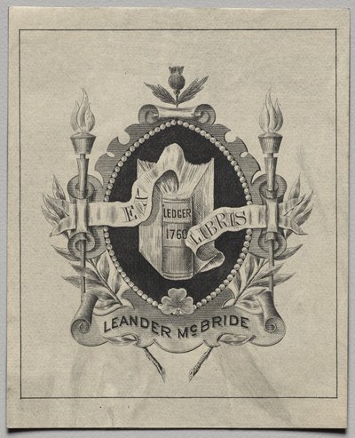 Ex Libris: Leander McBride da Unknown artist