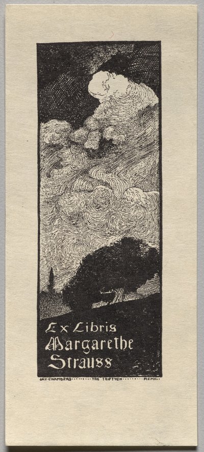 Targhetta del libro: Margarethe Strauss da Unknown artist